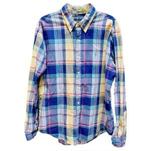 Ralph Lauren Colorful Plaid Shirt XL